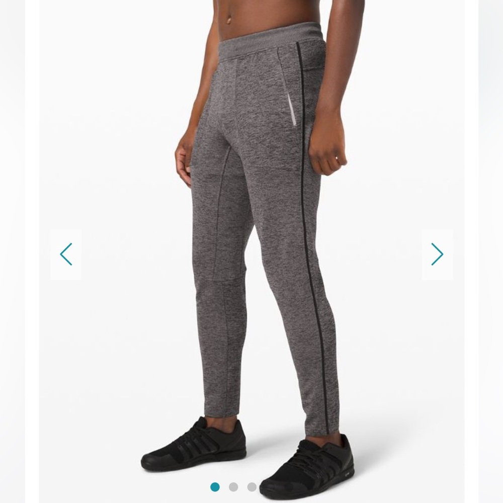 Lululemon Textured Tech Pant 29”- Graphite Grey/ Vapor